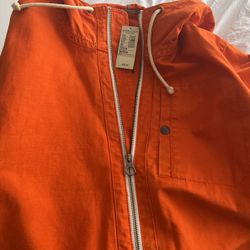 Orange American Eagle Parka Jacket  New 