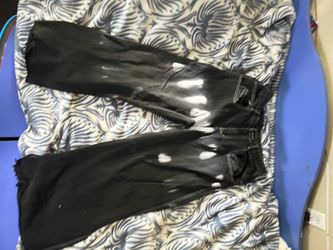 Black Faux Leather Pants