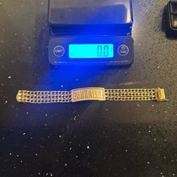 14 Kt Gold Esclava Name Plate “Gonzalez”