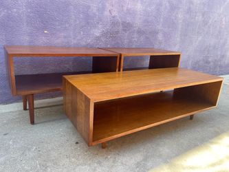 MILO BAUGHMAN FOR GLENN OF CALIFORNIA COFFEE TABLE MID CENTURY MODERN WALNUT