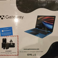 Gateway 11.6 Celeron 4GB/ 64GB Notebook Blue NEW