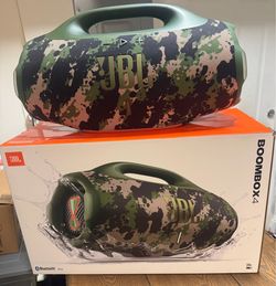 JBL Boombox 4 Bluetooth Speaker Camo