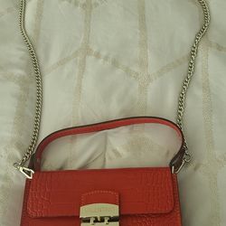 Valentino Brand New Croco Embossed Purse 
