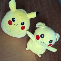 2 Large Pokemon Plush 