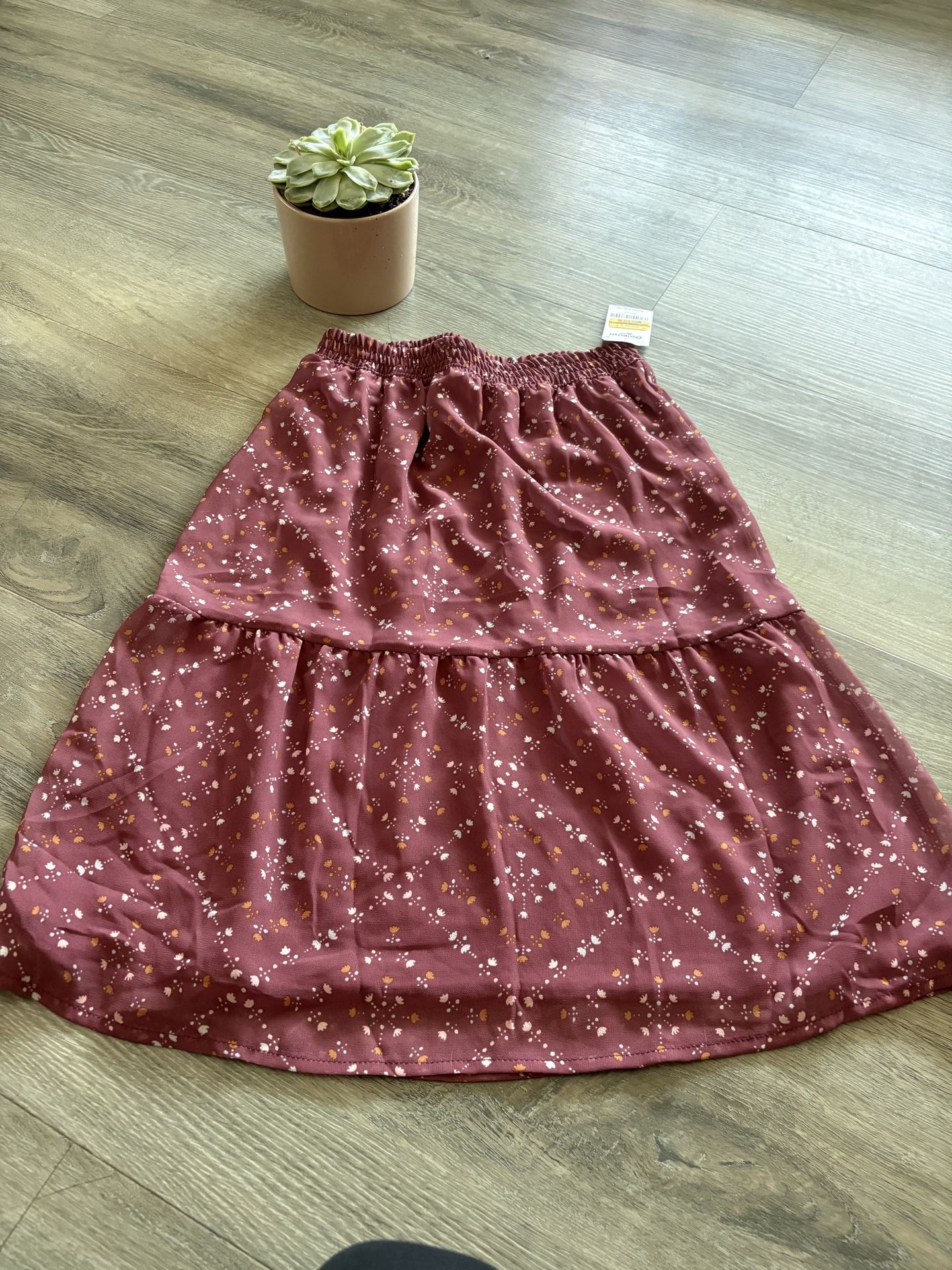 Girls floral skirt