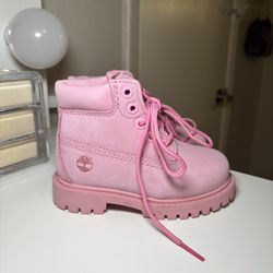 Toddler Pink Timberlands