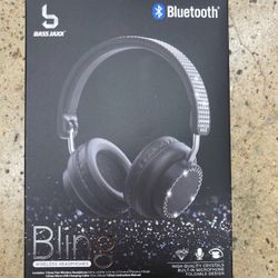 NWT Bling Bluetooth Wireless headphones with built-in microphone