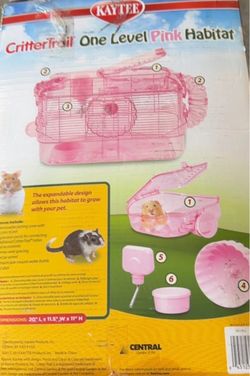 Kaytee CritterTrail One Level Pink Habitat