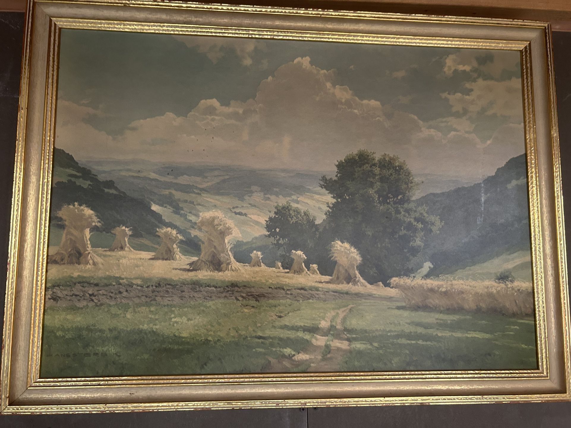 Large Gorgeous Vintage Painting