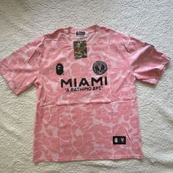 Bape X Inter Miami Shirt Size Large 