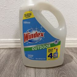 New Windex Outdoor Glass Cleaner Refill – 128 oz