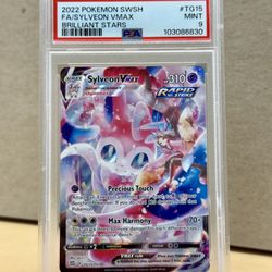 Pokémon Sylveon VMAX TG15/TG30 - Brilliant Stars - PSA 9 Mint