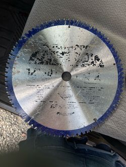 12” Large Circular Saw Blade Blue Rim
