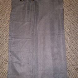 2 Curtain Panels Grey Color