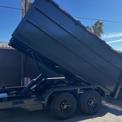 Scissor Lift Dump Trailer 🚛‼️