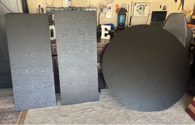 36” extendable table top with 2 leafs - no legs