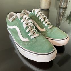 Green Vans Size 9 Mens