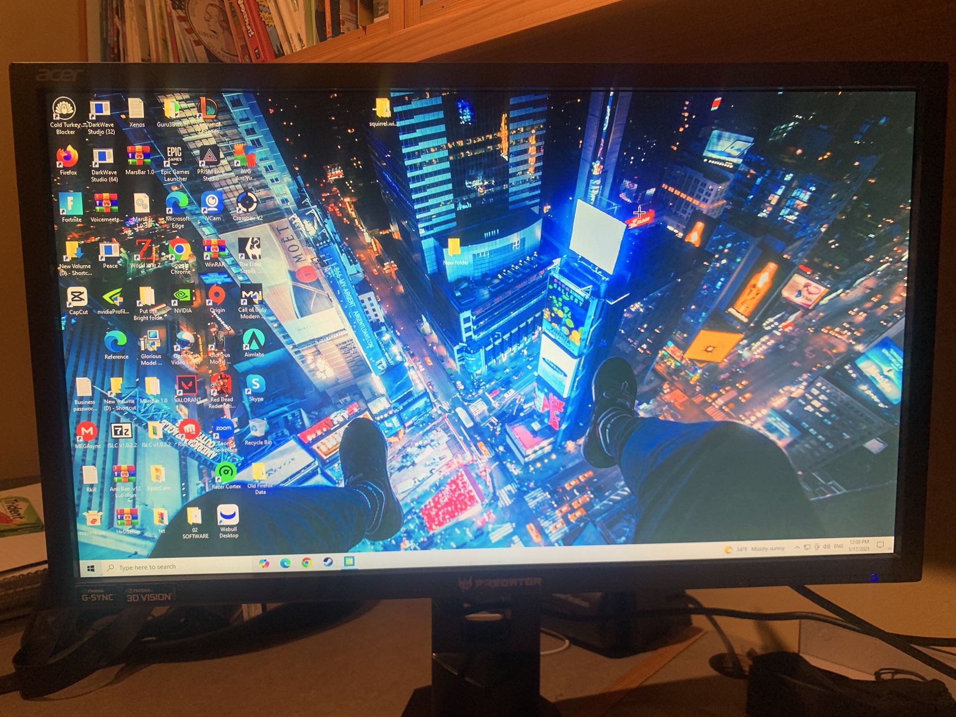 Acer Predator 24inch 144hz Gaming Monitor