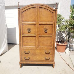 Vintage Armoire Dresser 