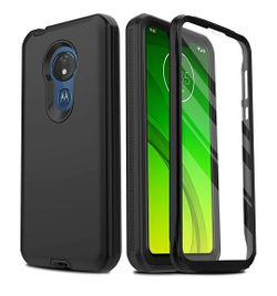 For Moto G7, Motorola Moto G7 Plus Case, 3 Layer Heavy Duty Protection Bumper