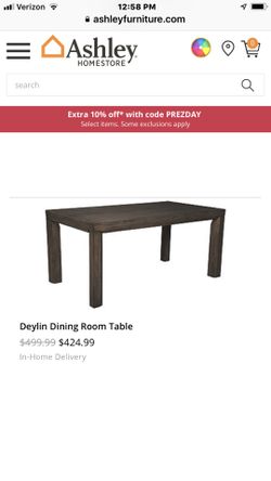 Table and 4 chairs