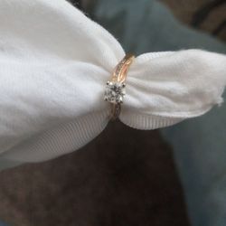 14k Gold Diamond Ring HalF CARAT TO THREE QUARTER CARAT DIAMOND RING
