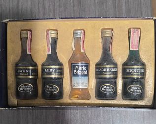 Vintage Marie Brizard Miniature Bottle Collection. COLLECTIBLES ONLY