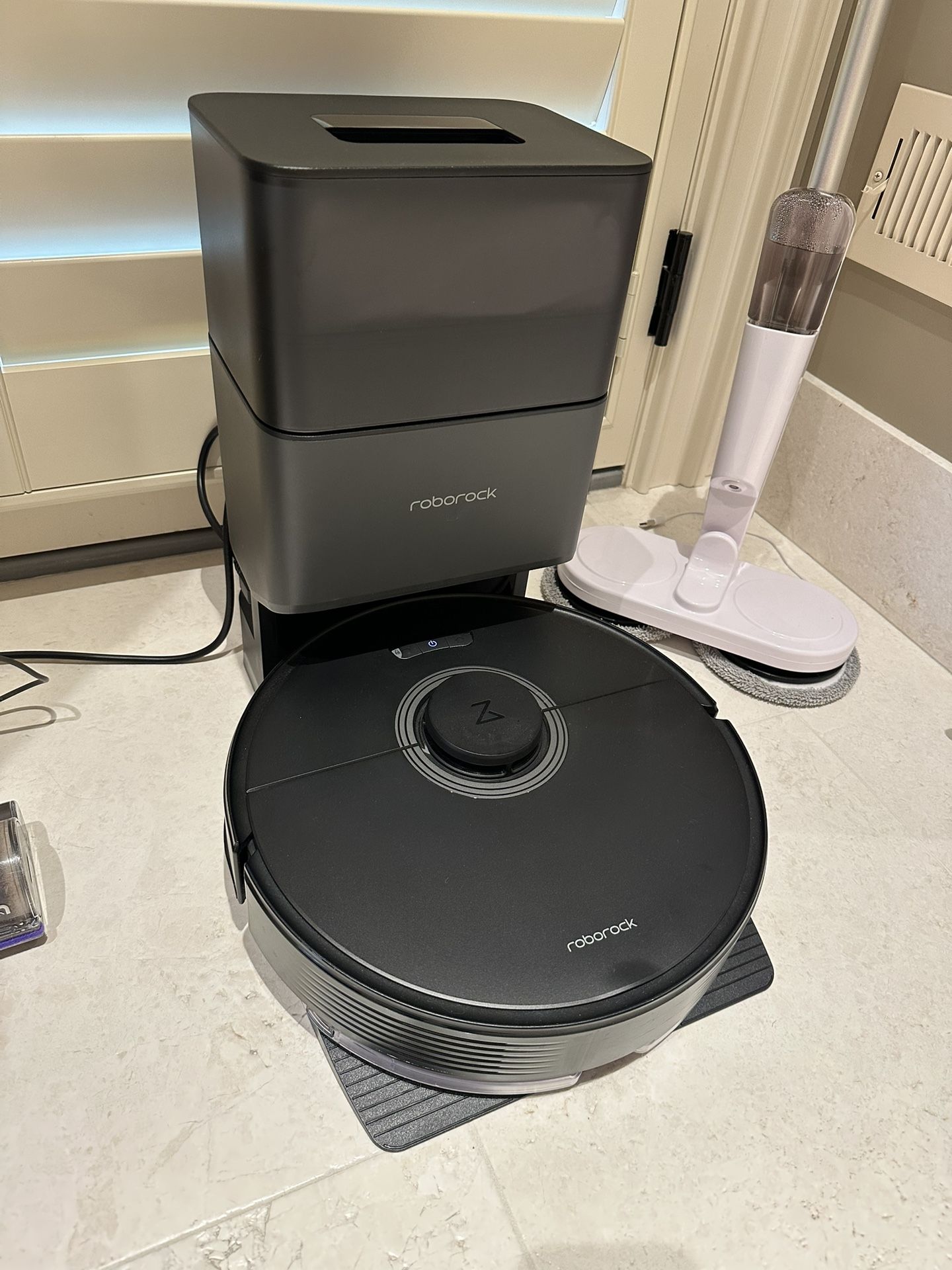 Slightly Used Roborock Q7 Max + Robot Vacuum And Mop With Auto Empty Dock