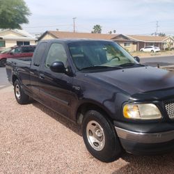 2000 F150 XLT V6 Automatic Runs Good It Is A Good Work Truck Cold A/C 