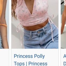 Princess Polly Halter Top-NEW