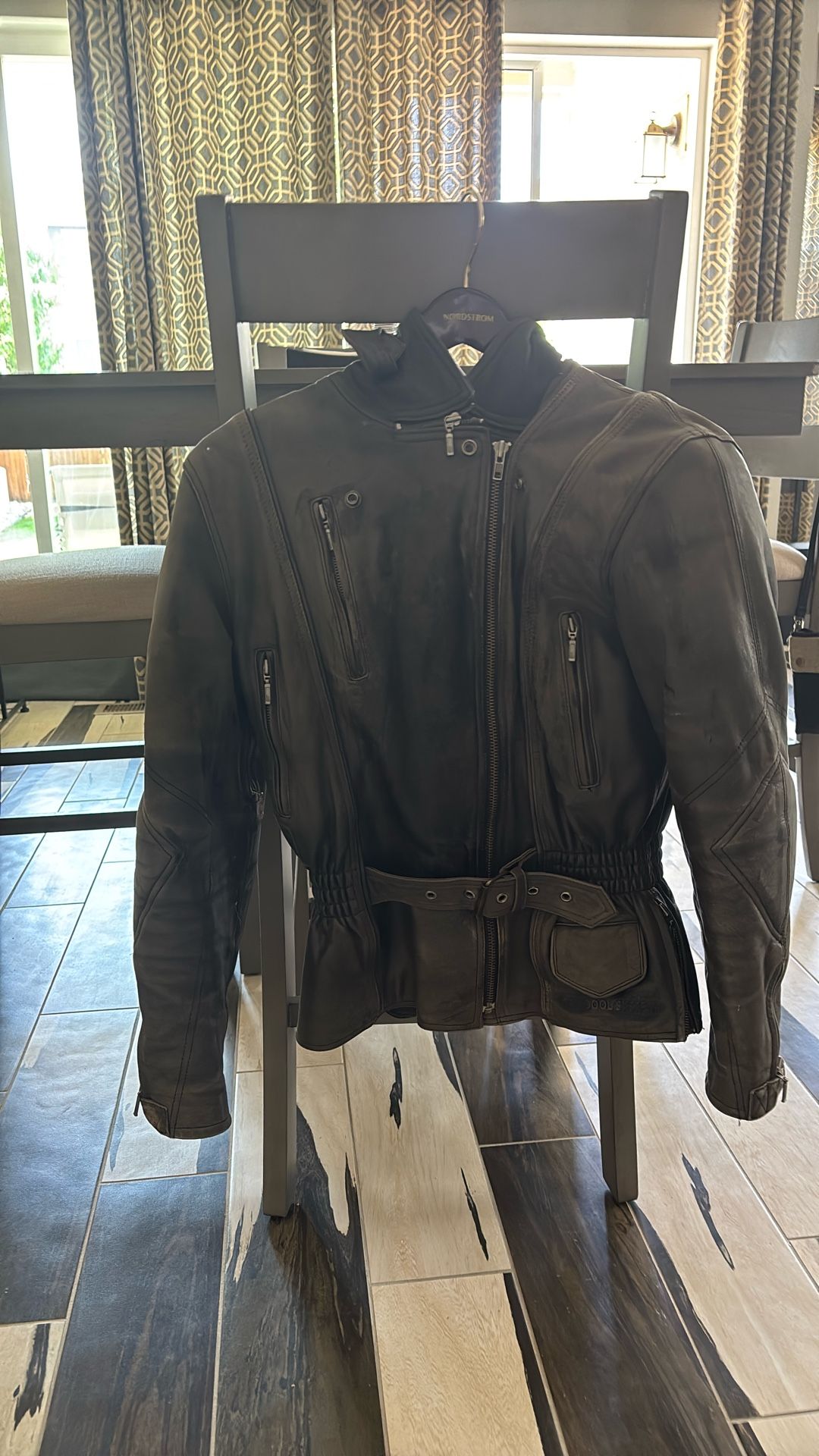 Leather Motorcycle Riding Jacket