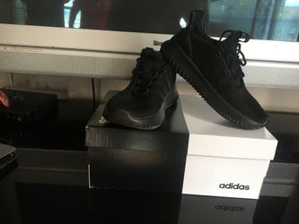 Black adidas shoes