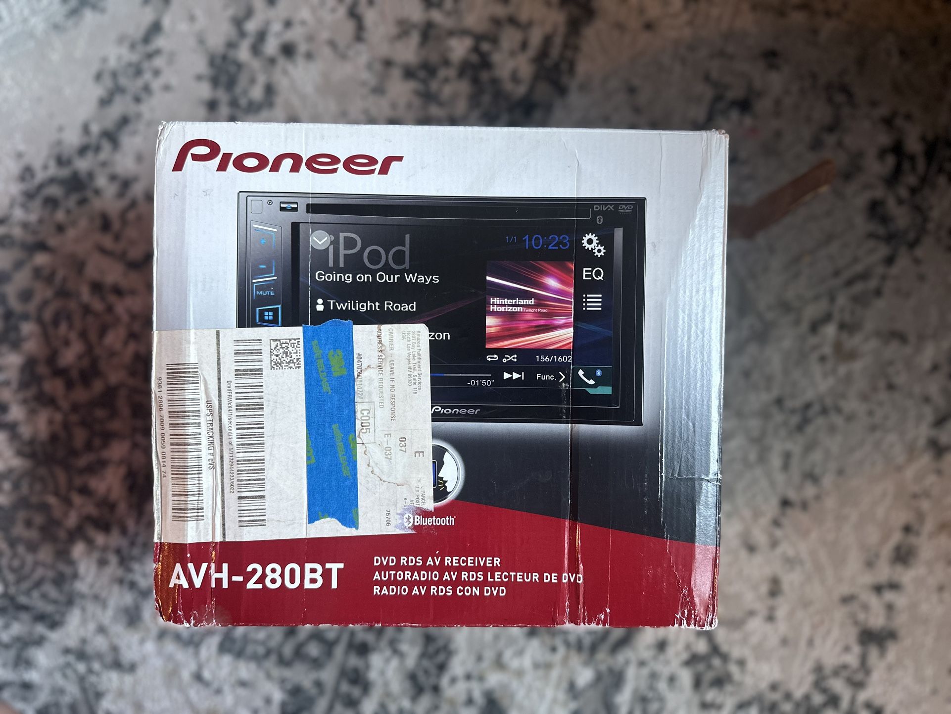 Pioneer AVH-280BT DVD Receiver with 6.2” Display and Bluetooth