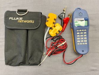 Fluke Networks TS25D Test Set w/ Banjo-6 Adapters Pouch - Tested