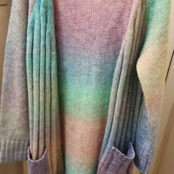 Grey Rainbow Sweater
