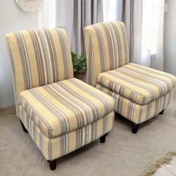 Pair of Vintage Pottery Barn Chairs