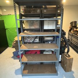 7 Foot, 6-Tier Heavy Duty Shelving Rack - $30