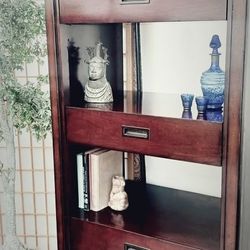 Ethan Allen Free Standing Drawers Shelves 