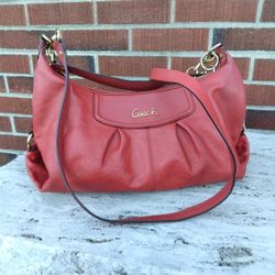 Vintage 90's Burnt Orange  Coach Shoulder Bag EUC!