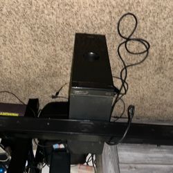 SONY SOUND BAR WITH POWERED SUBWOOFER HOME ENTERTAINMENT SOUND SYSTEM