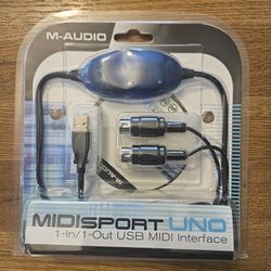 M-Audio MIDIsport USB Midi Interface 