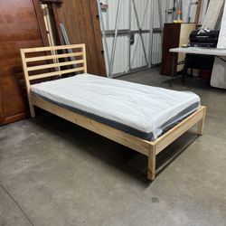 Twin Bed With Mattress $180