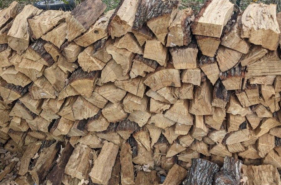 Firewood, Cut, Split, And Seasoned. Oak And Pecan