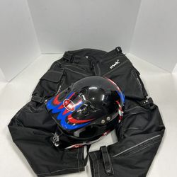 Extra Large Motorcycle Helmet Plus Pants