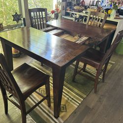Dining Table- Bar height cherry wood