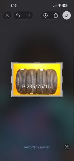 Set of 4 Tires P235/75/15 HT