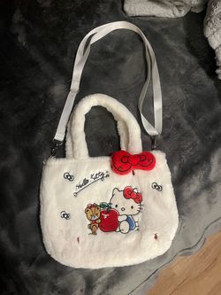 Cute Fluffy soft hello kitty bag