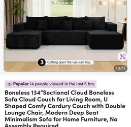 Boneless couch-MUST PICK UP