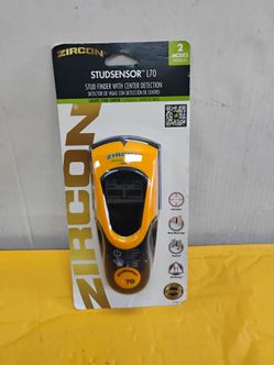 Zircon StudSensor L70 (OneStep), a stud finder featuring center detection, WireWarning detection, and a 2-mode system for locating wood and metal stud
