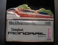 Disney WDI - E Ticket Monorail Mark VII Pin LE 300